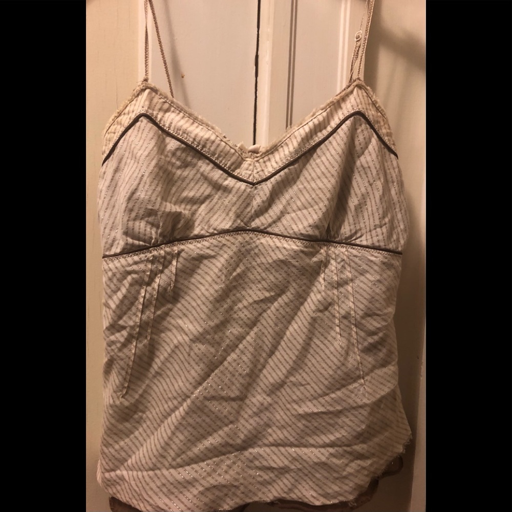 Brown/gold shimmer tanktop